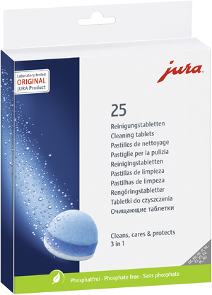 Таблетки JURA 25045 для очищення 3-фазні, блистер 25шт. купити в ...