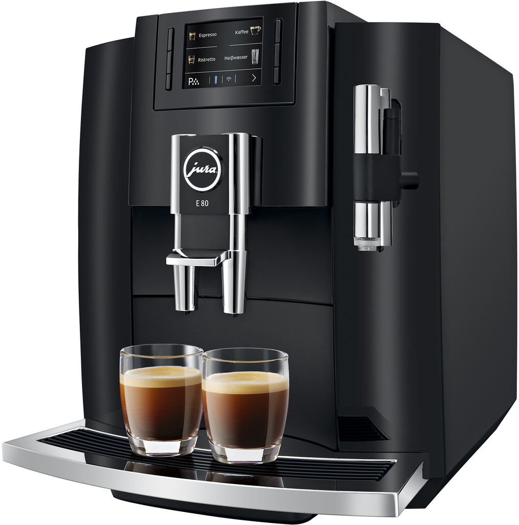 Кавомашина JURA E80 Piano Black (15295) купити в інтернет-магазині